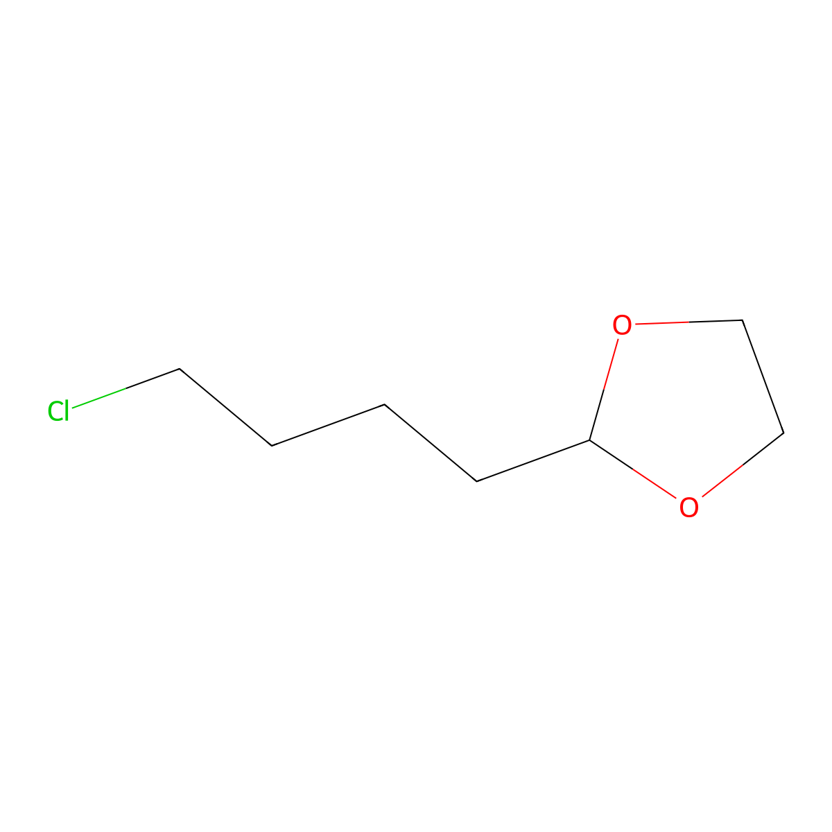 2-(4-Chlorobutyl)-1,3-dioxolane molecular structure, CAS 118336-86-0