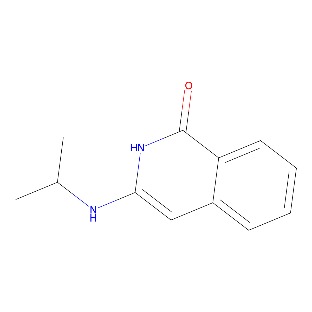 3-((Propan-2-yl)amino)-1,2-dihydroisoquinolin-1-one molecular structure, CAS 1183378-74-6