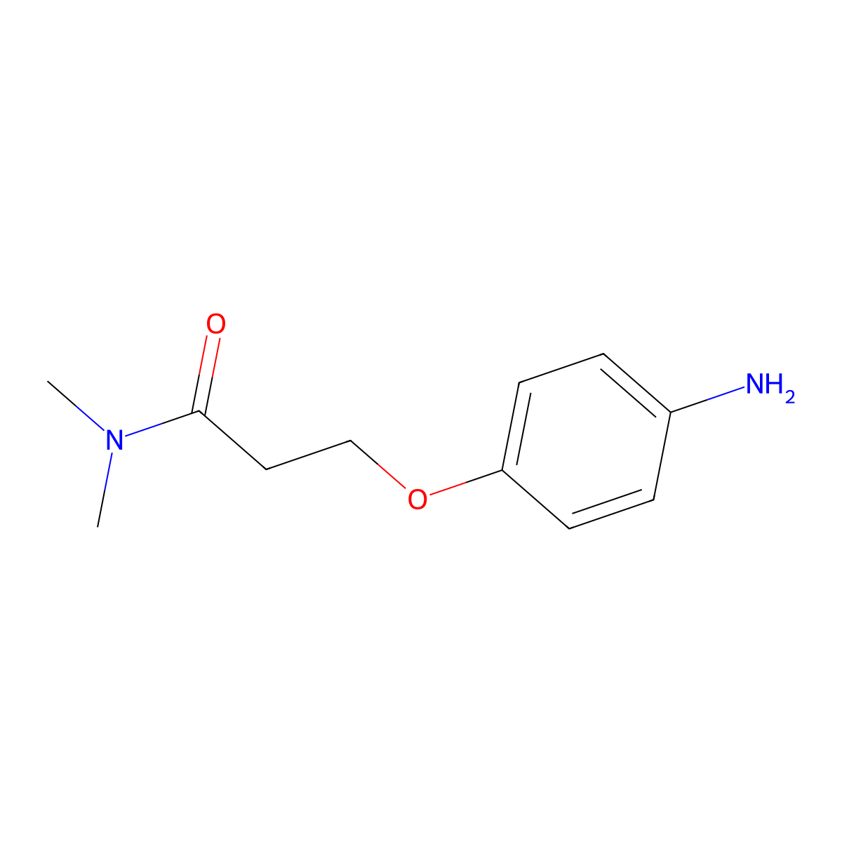 3-(4-aminophenoxy)-N,N-dimethylpropanamide molecular structure, CAS 1183382-59-3