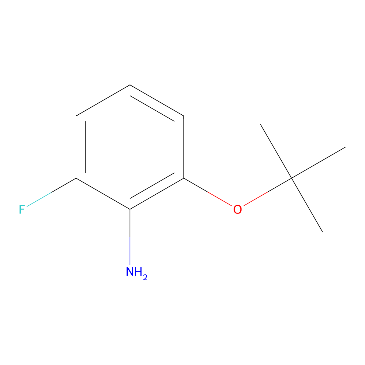 2-(Tert-butoxy)-6-fluoroaniline molecular structure, CAS 1183455-98-2