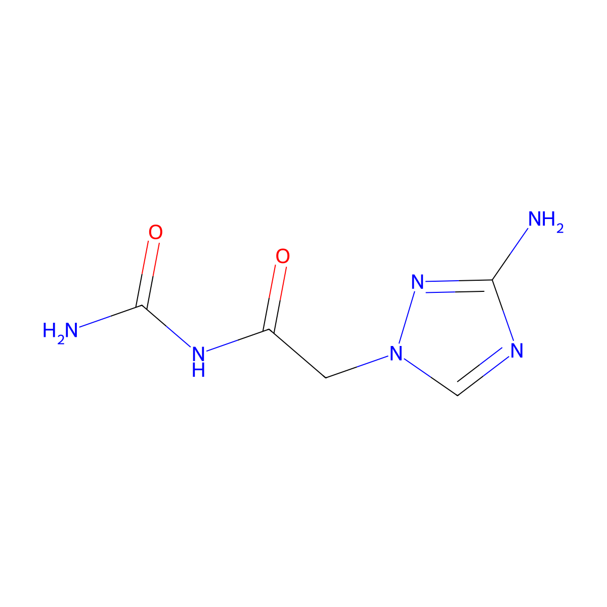 [2-(3-Amino-1H-1,2,4-triazol-1-YL)acetyl]urea molecular structure, CAS 1183472-49-2