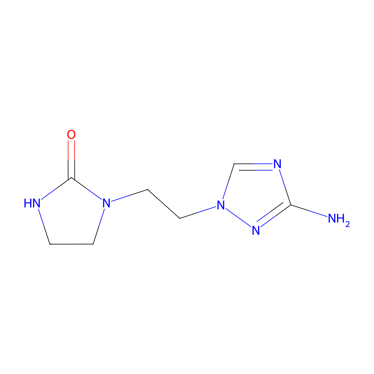 1-[2-(3-Amino-1H-1,2,4-triazol-1-YL)ethyl]imidazolidin-2-one molecular structure, CAS 1183476-46-1