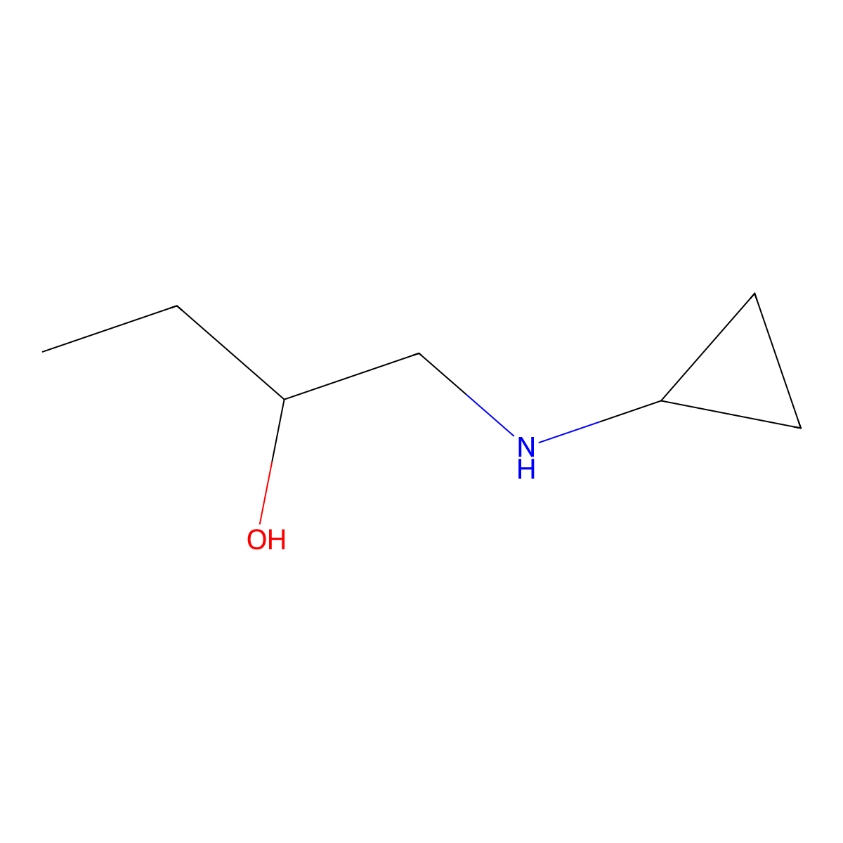 1-(Cyclopropylamino)butan-2-ol molecular structure, CAS 1183482-75-8