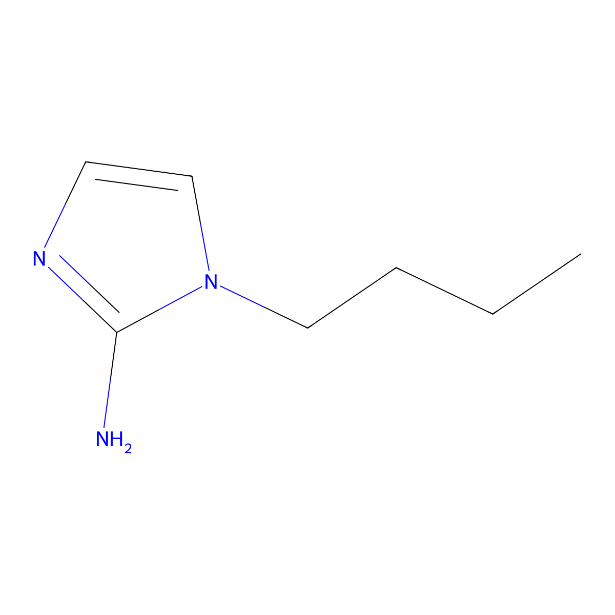 1-butyl-1H-imidazol-2-amine molecular structure, CAS 1183506-75-3