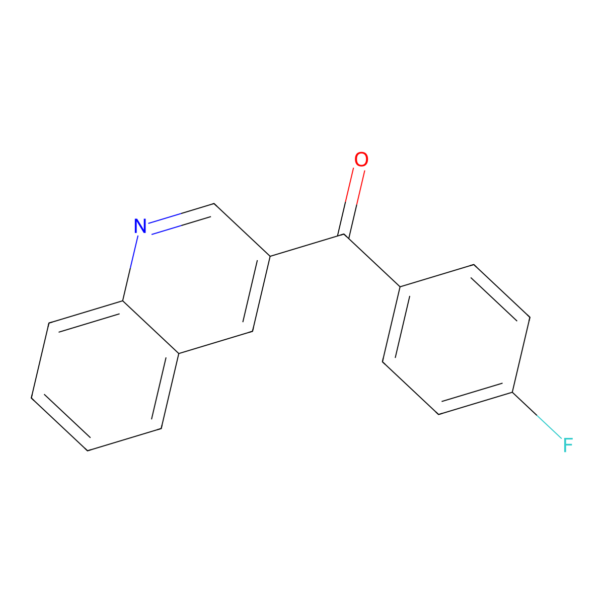 3-(4-Fluorobenzoyl)quinoline molecular structure, CAS 1183511-02-5