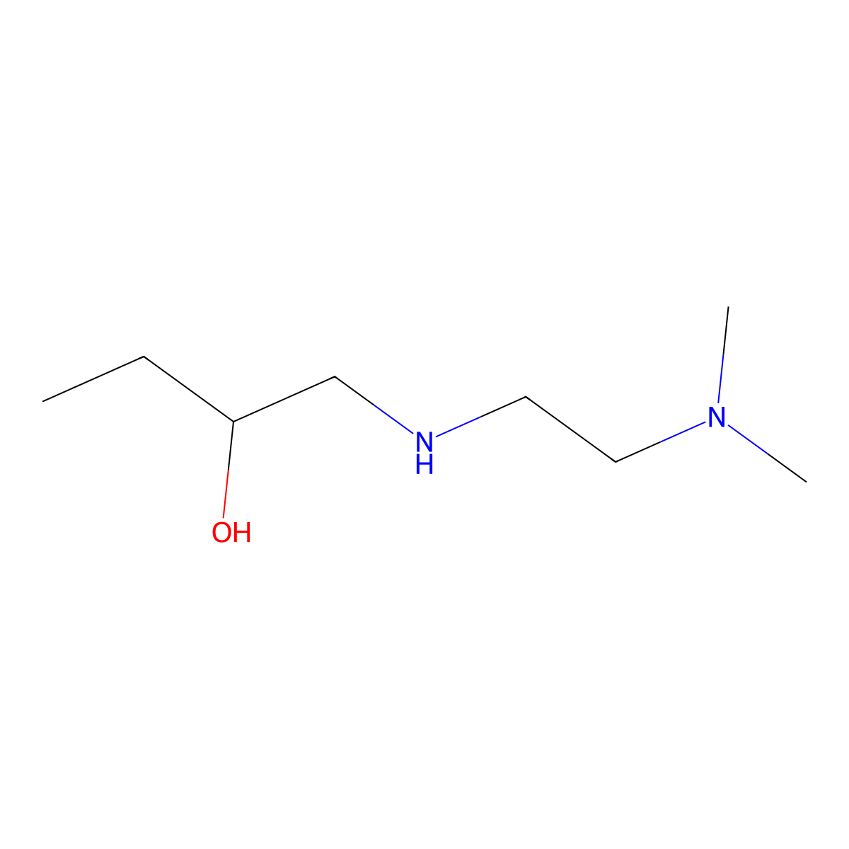 1-[2-(Dimethylamino)ethylamino]butan-2-ol molecular structure, CAS 1183573-15-0