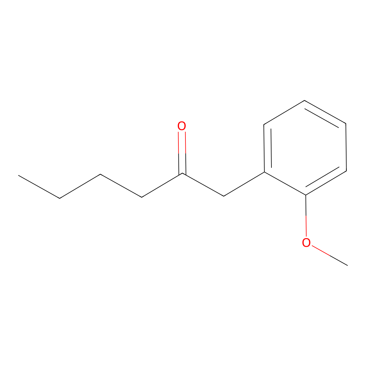 1-(2-Methoxyphenyl)hexan-2-one molecular structure, CAS 1183581-80-7