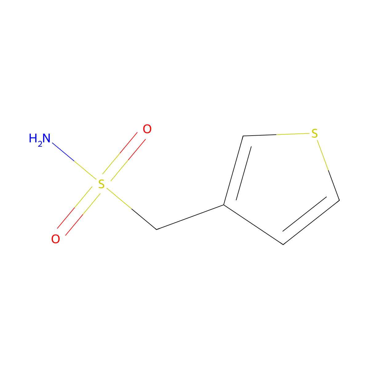 Thiophen-3-ylmethanesulfonamide molecular structure, CAS 1183629-62-0