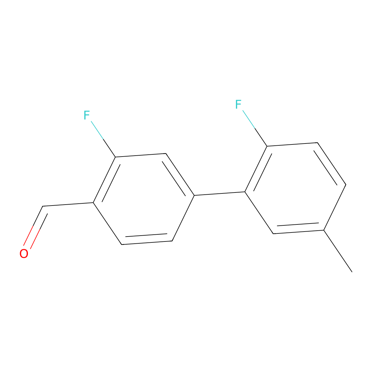 2',3-Difluoro-5'-methyl[1,1'-biphenyl]-4-carboxaldehyde molecular structure, CAS 1183663-71-9