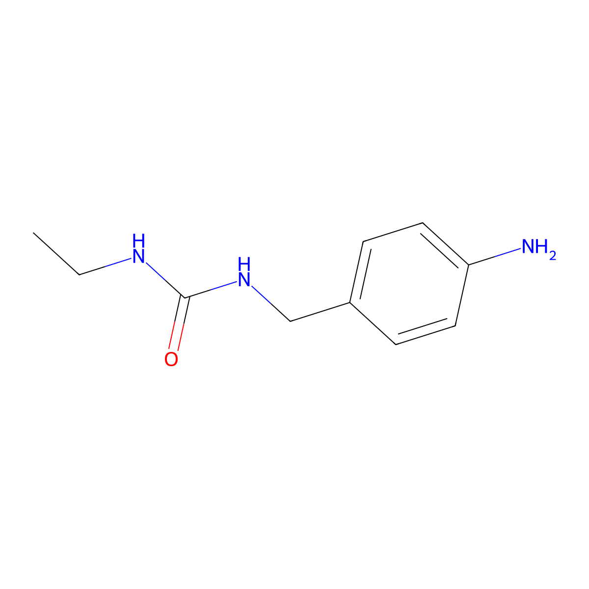 1-[(4-Aminophenyl)methyl]-3-ethylurea molecular structure, CAS 1183730-87-1