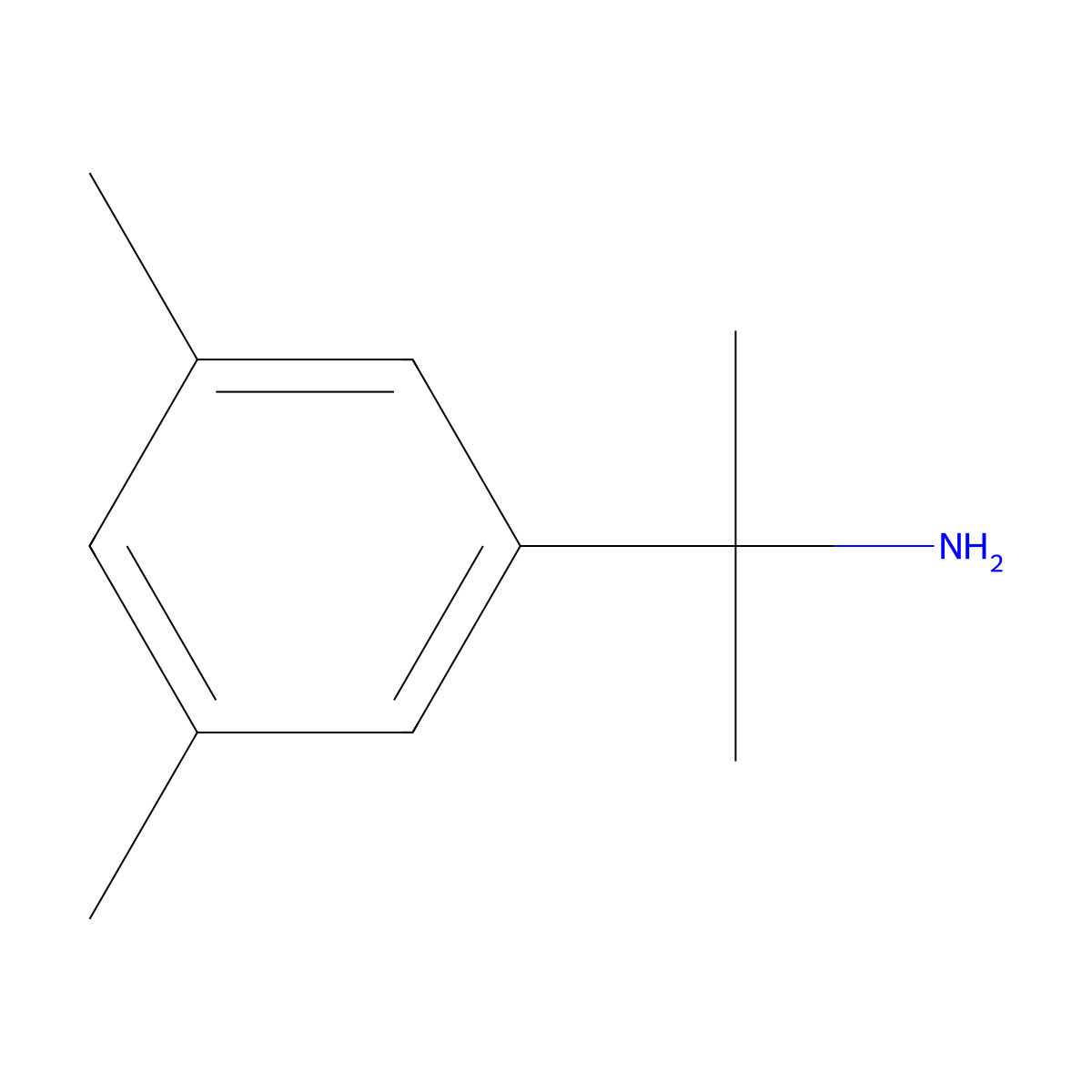 2-(3,5-Dimethylphenyl)propan-2-amine molecular structure, CAS 1183770-78-6