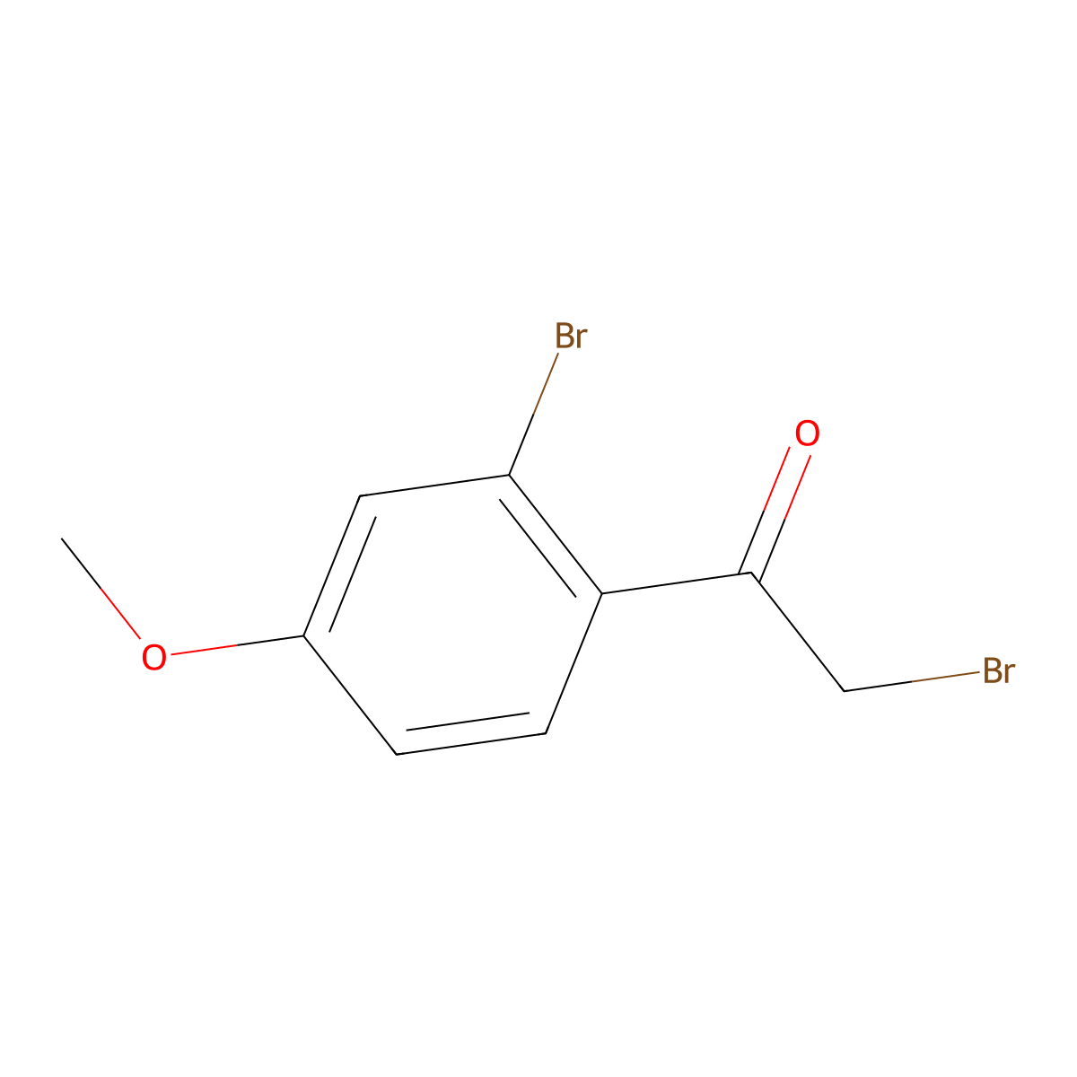 2-Bromo-2'-bromo-4'-methoxyacetophenone molecular structure, CAS 1183778-97-3