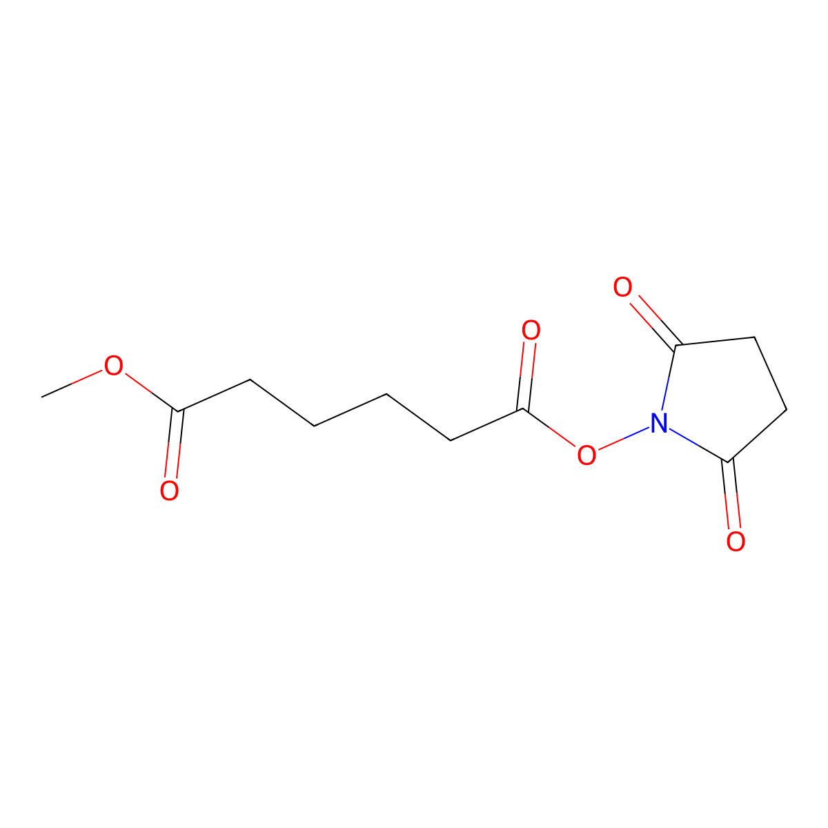 Methyl N-Succinimidyl Adipate molecular structure, CAS 118380-06-6