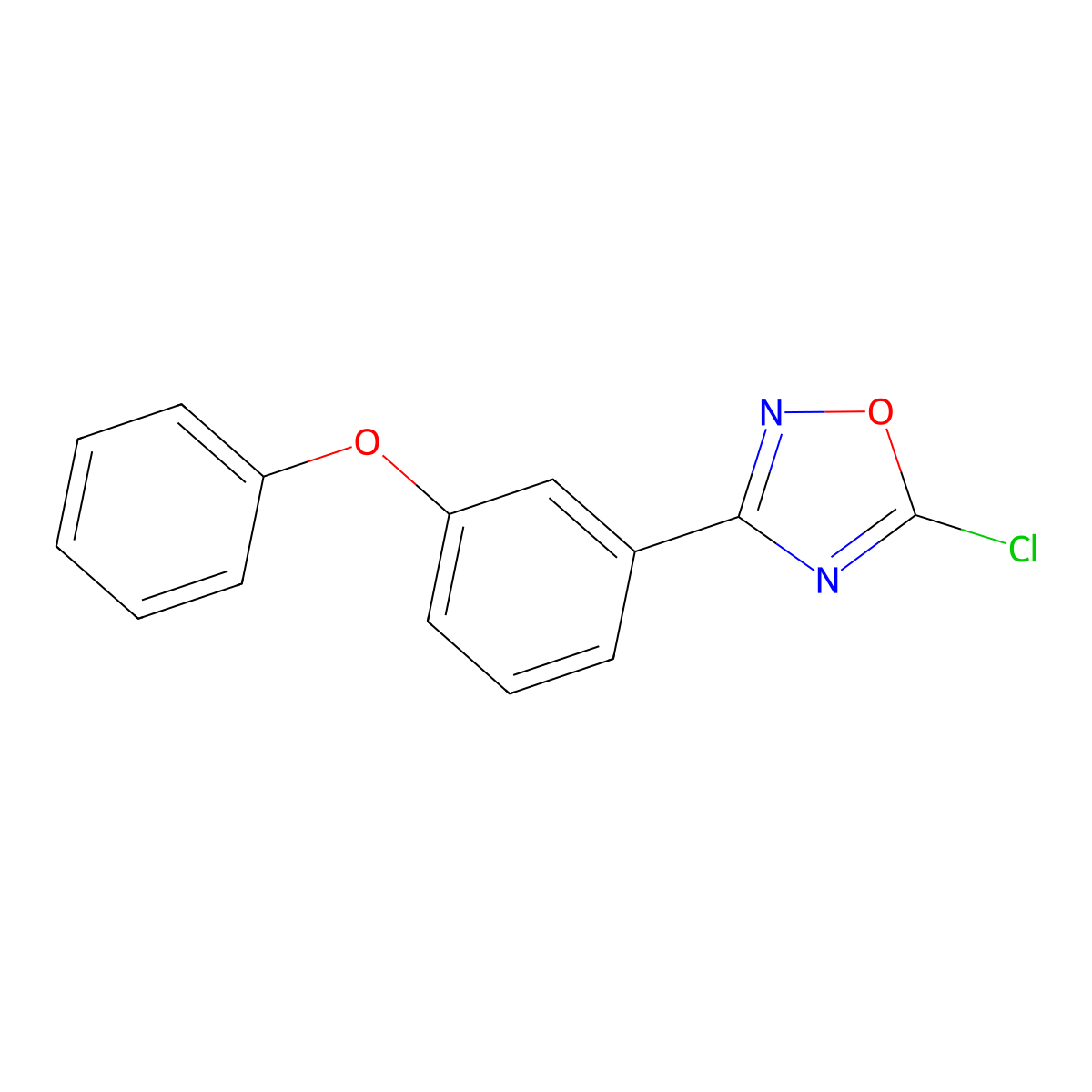 5-Chloro-3-(3-phenoxyphenyl)-1,2,4-oxadiazole molecular structure, CAS 1183803-32-8