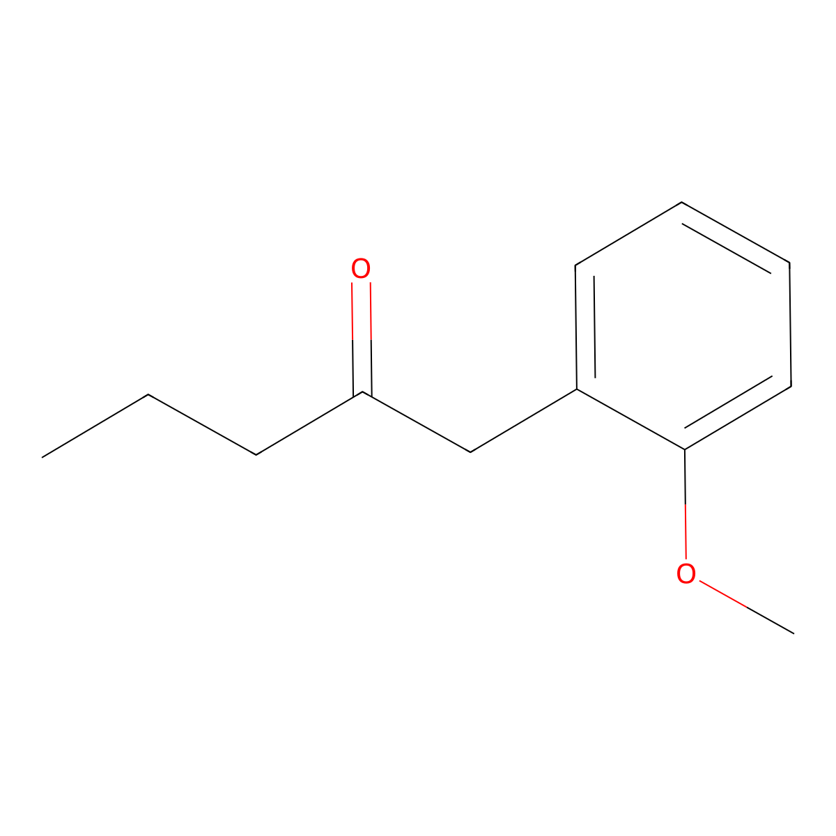 1-(2-Methoxyphenyl)-2-pentanone molecular structure, CAS 1183933-79-0
