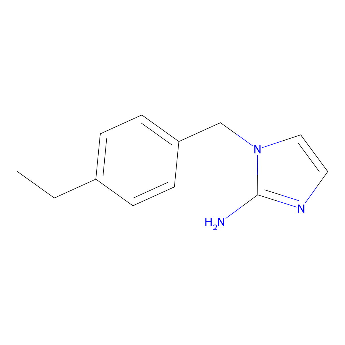 1-(4-Ethylbenzyl)-1h-imidazol-2-amine molecular structure, CAS 1183934-08-8