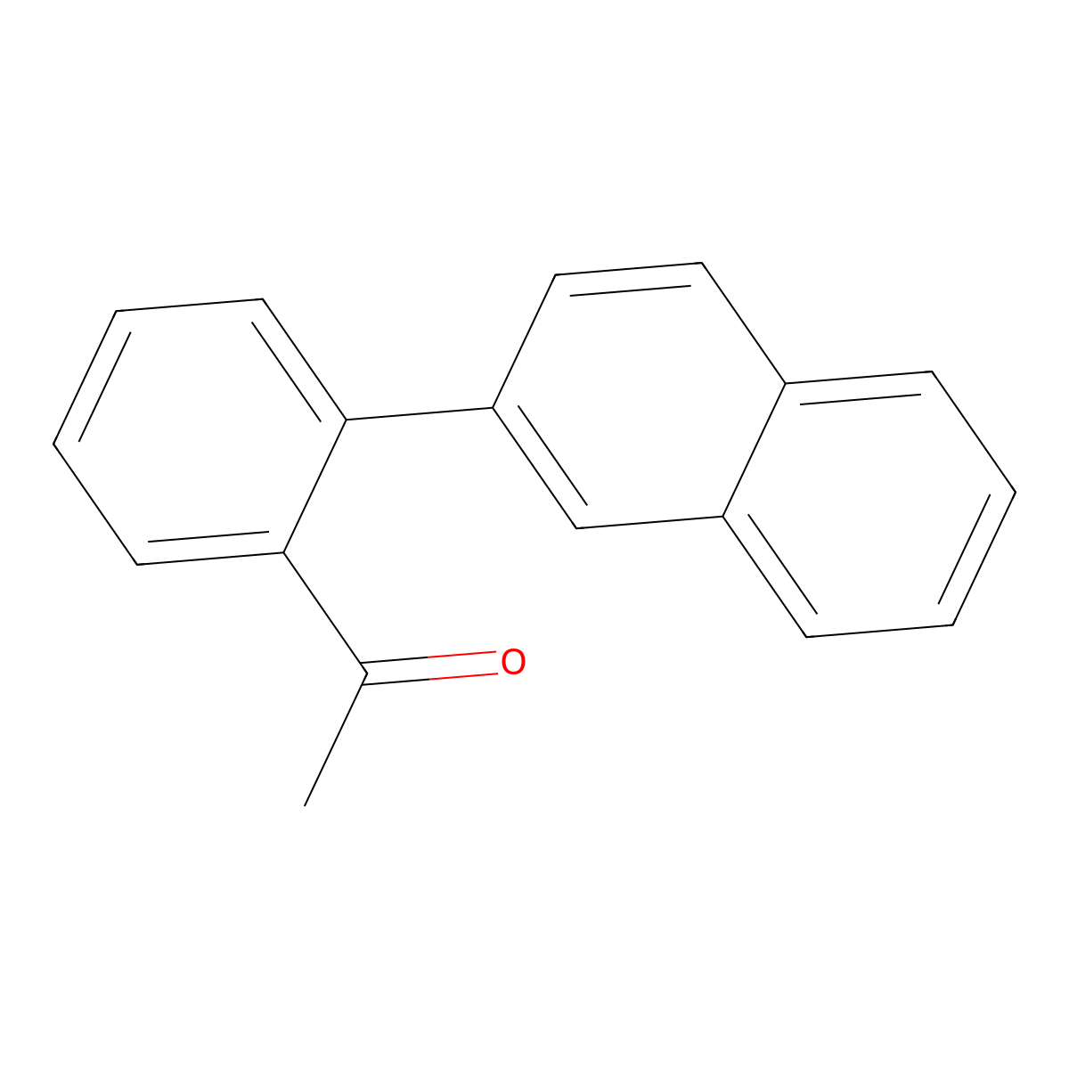 1-[2-(2-Naphthalenyl)phenyl]ethanone molecular structure, CAS 1183936-56-2