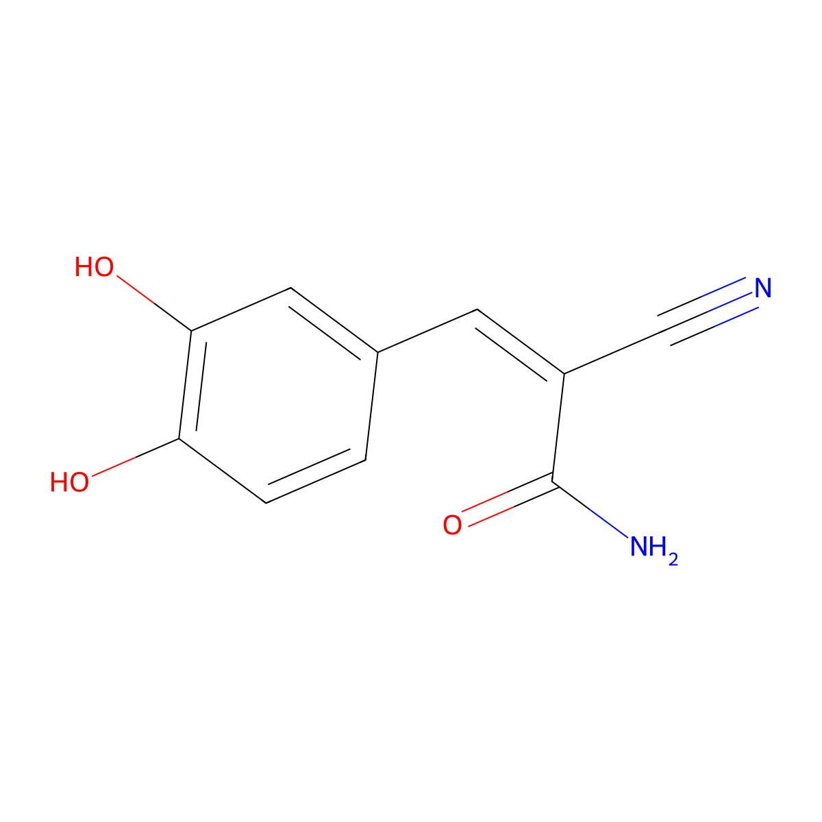 Tyrphostin A46 molecular structure, CAS 118409-59-9
