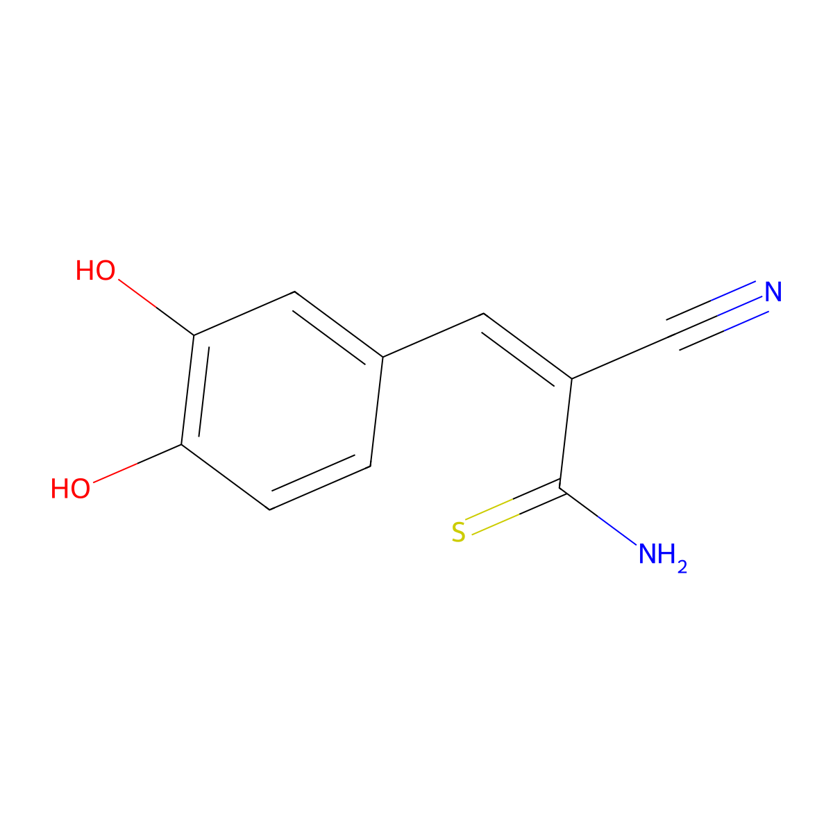 Tyrphostin 47 molecular structure, CAS 118409-60-2