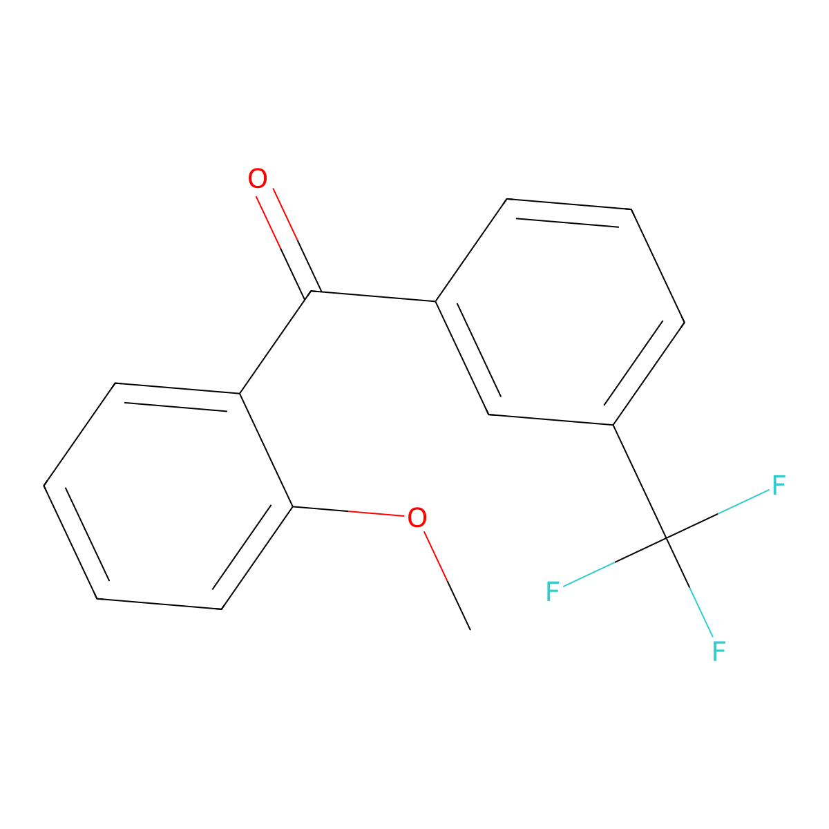 2-Methoxy-3'-trifluoromethylbenzophenone molecular structure, CAS 1184116-42-4