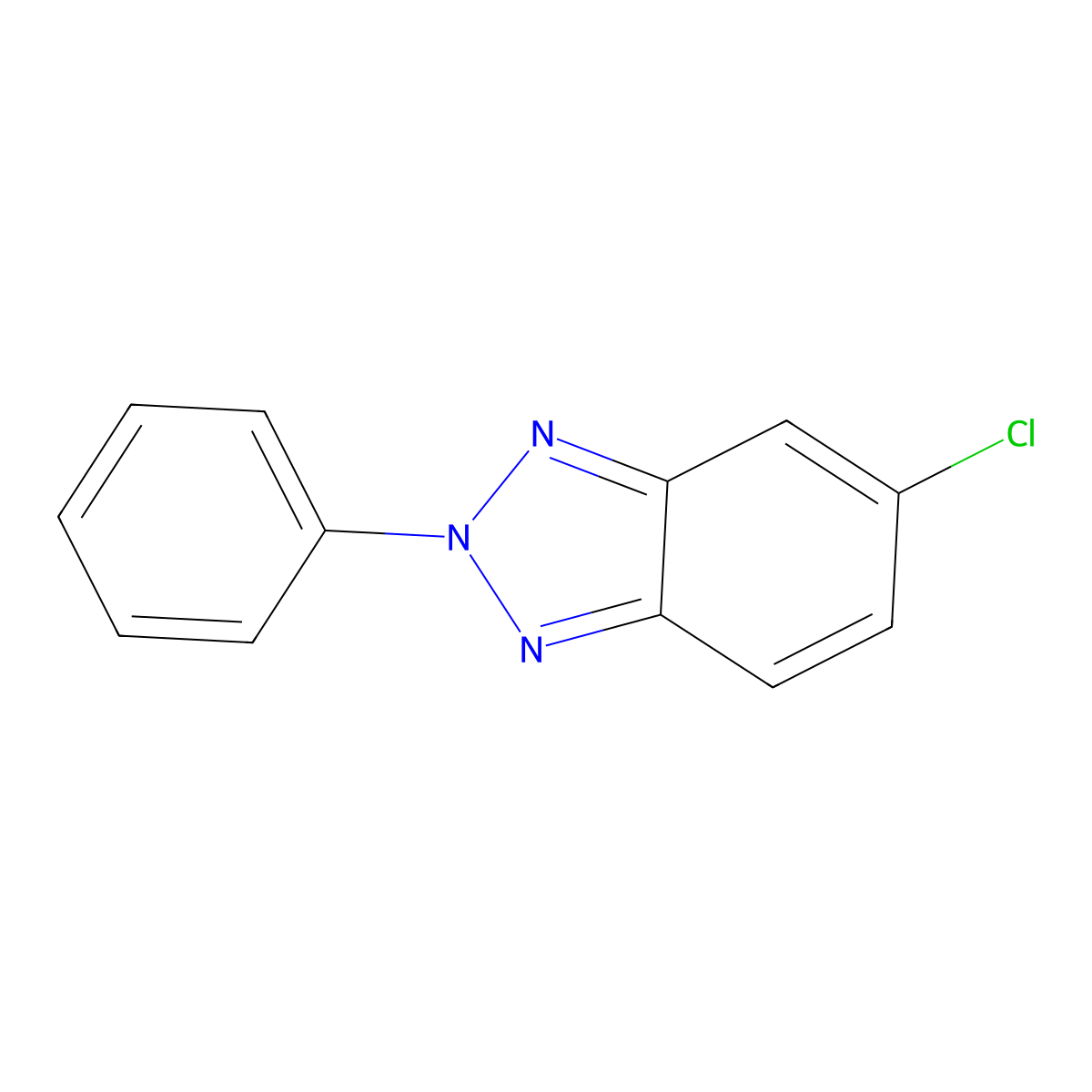 5-Chloro-2-phenyl-2h-benzotriazole molecular structure, CAS 118416-54-9