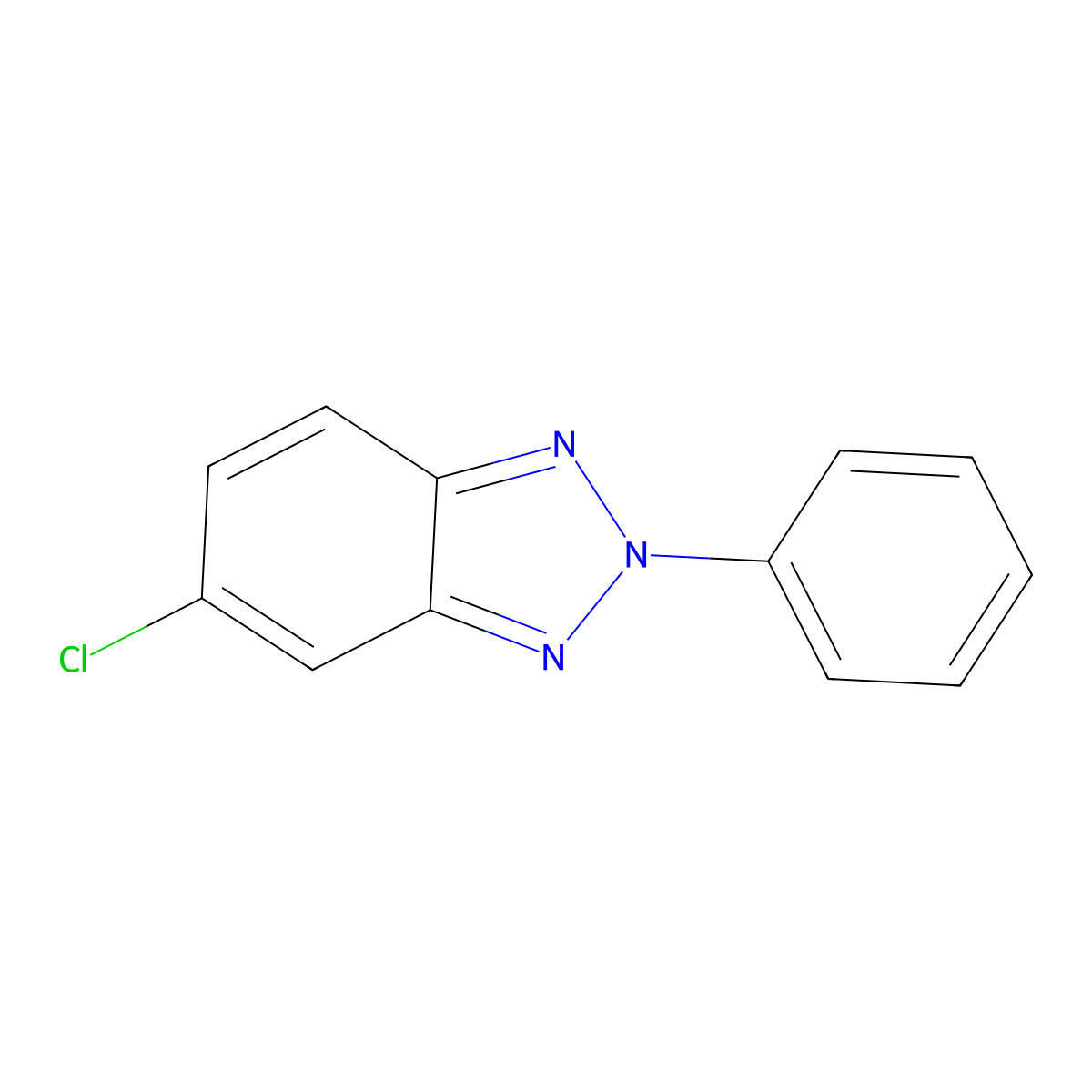 5-Chloro-2-phenyl-2h-benzotriazole molecular structure, CAS 118416-54-9