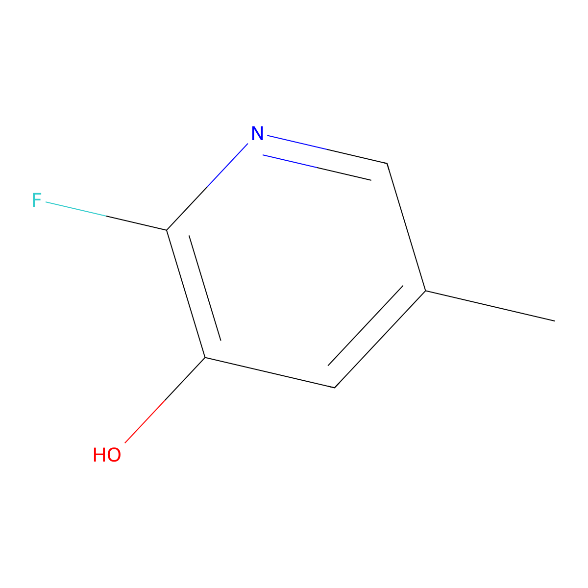 2-Fluoro-5-methylpyridin-3-ol molecular structure, CAS 1184172-53-9