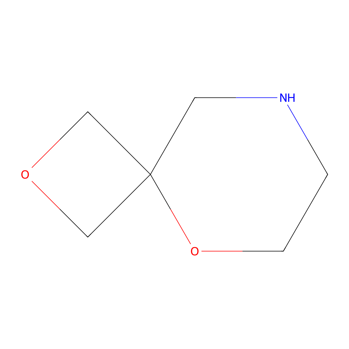 2,5-Dioxa-8-azaspiro[3.5]nonane molecular structure, CAS 1184185-17-8