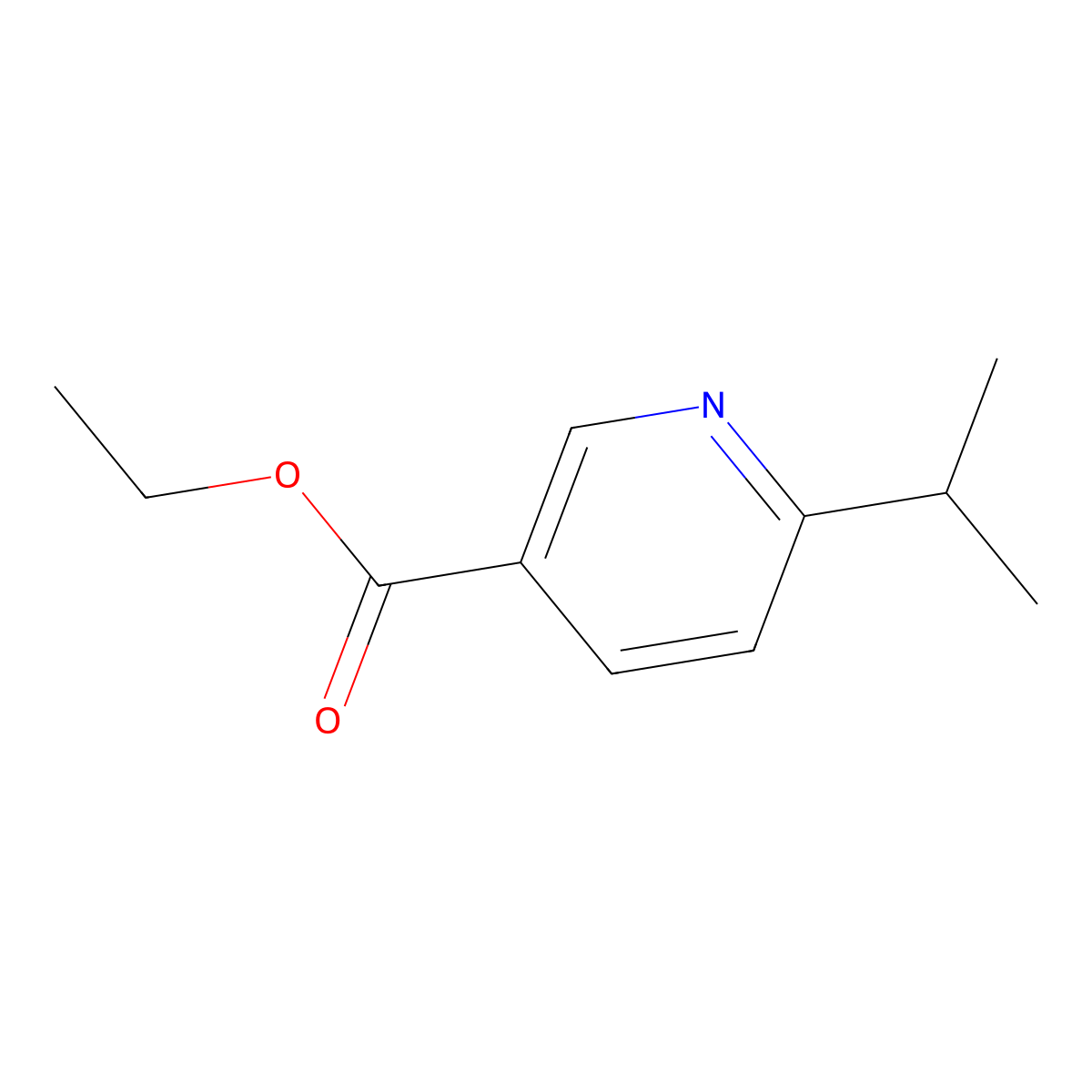 Ethyl 6-isopropylnicotinate molecular structure, CAS 118419-91-3