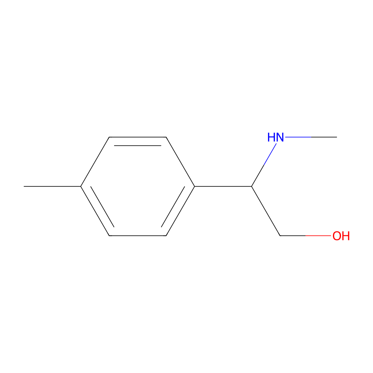 2-(Methylamino)-2-(p-tolyl)ethanol molecular structure, CAS 1184195-50-3