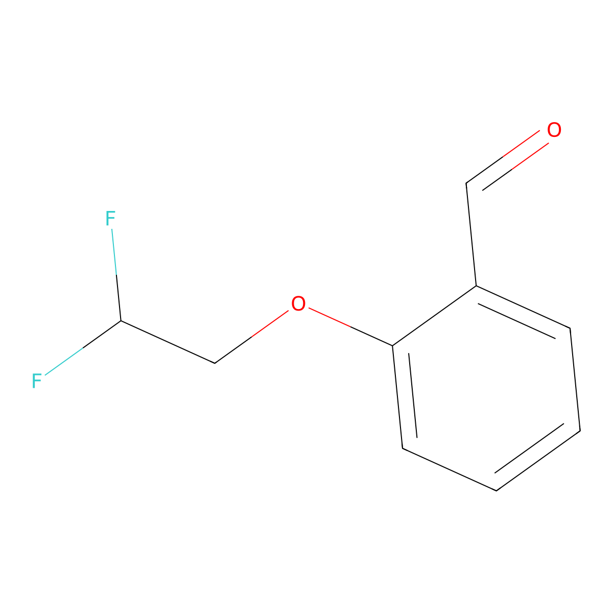 2-(2,2-Difluoroethoxy)benzaldehyde molecular structure, CAS 1184202-70-7