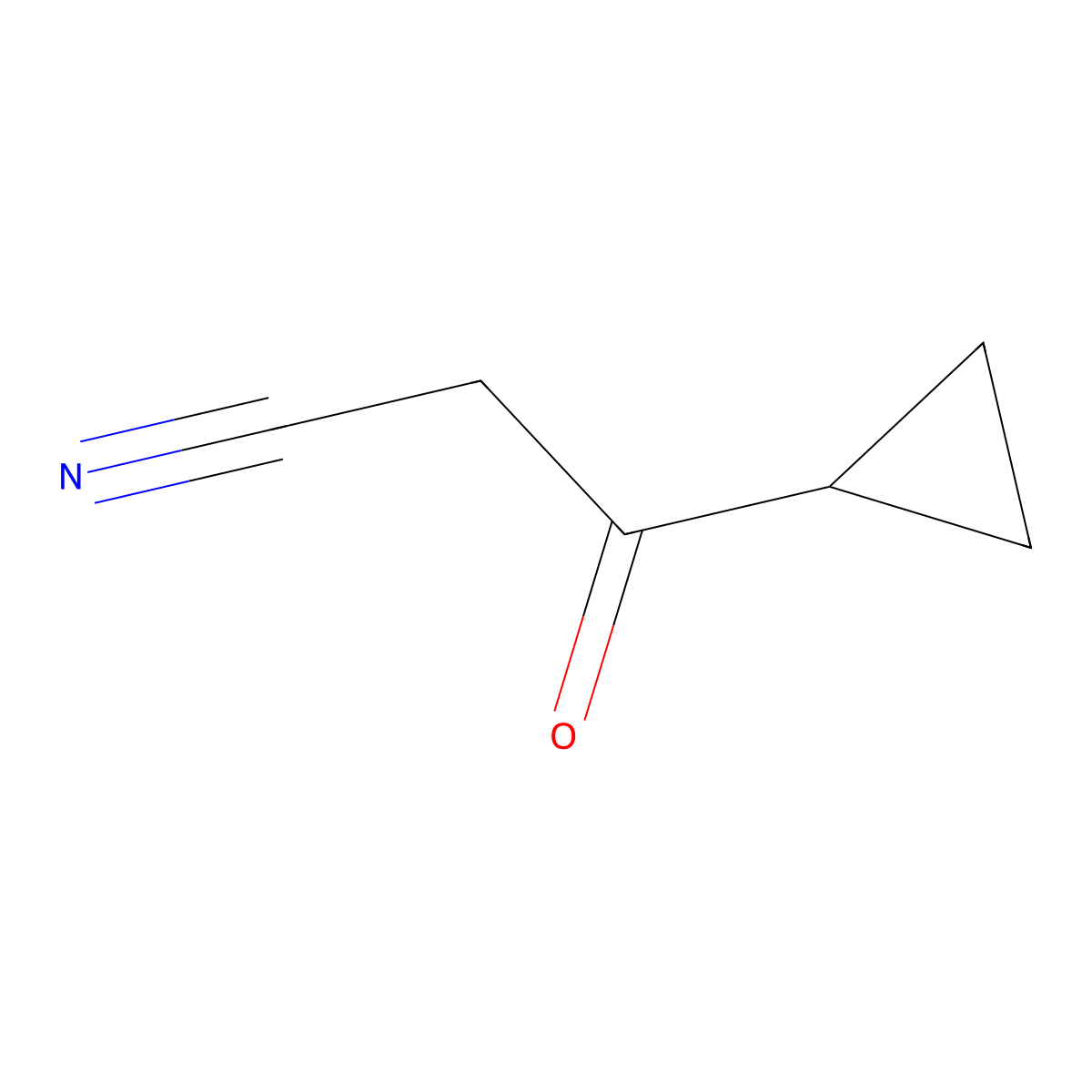 3-Cyclopropyl-3-oxopropanenitrile molecular structure, CAS 118431-88-2