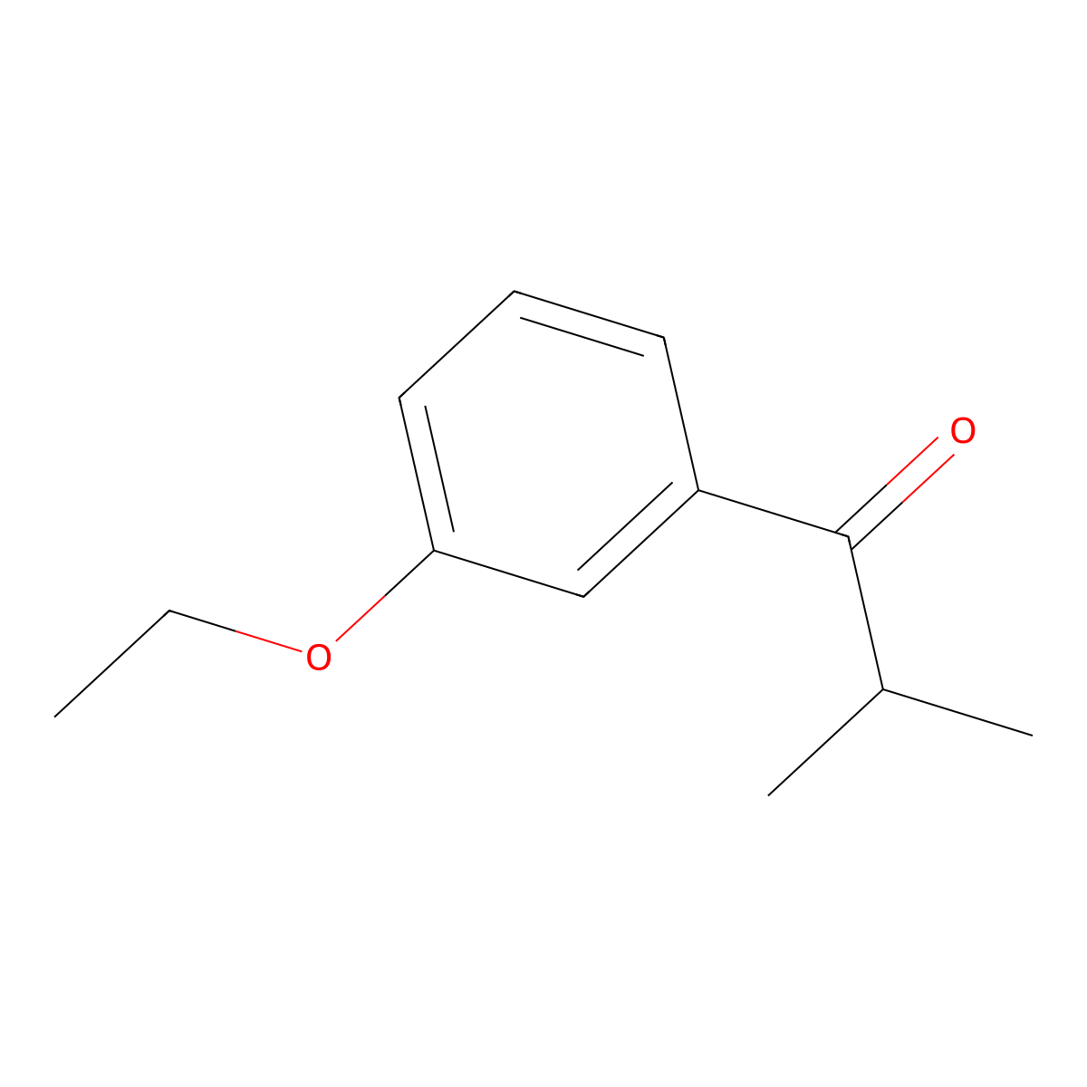 1-(3-Ethoxyphenyl)-2-methylpropan-1-one molecular structure, CAS 1184420-63-0