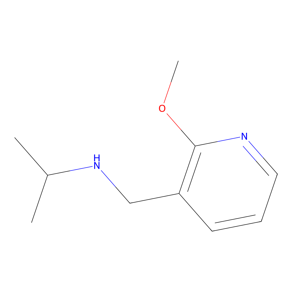 [(2-Methoxypyridin-3-yl)methyl](propan-2-yl)amine molecular structure, CAS 1184451-18-0