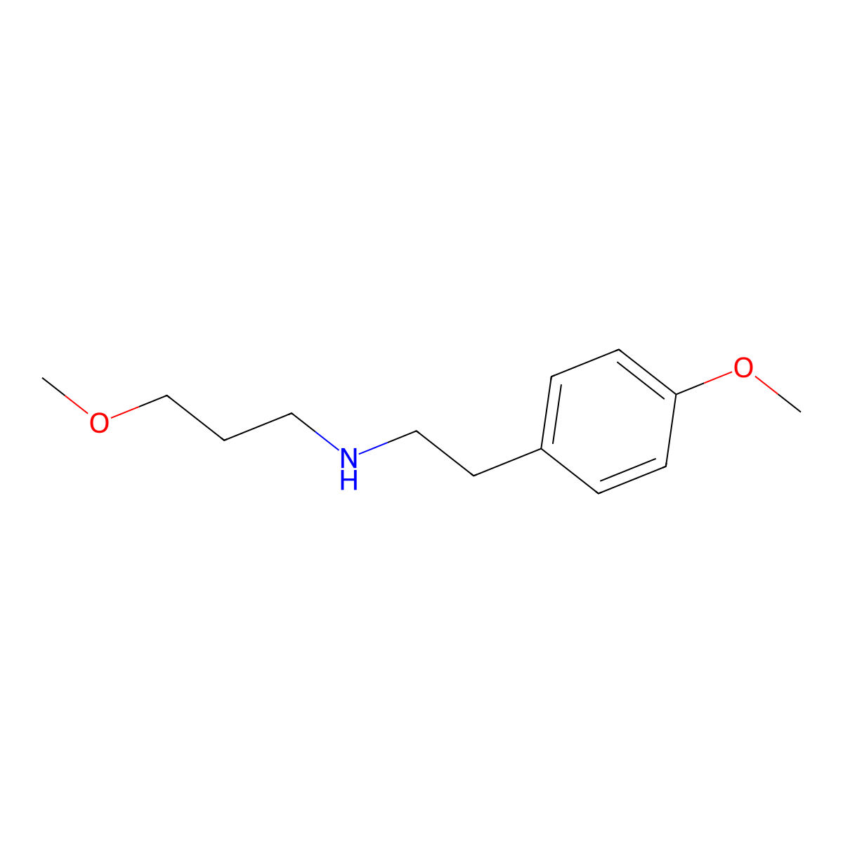 (2-(4-Methoxyphenyl)ethyl)(3-methoxypropyl)amine molecular structure, CAS 1184458-35-2
