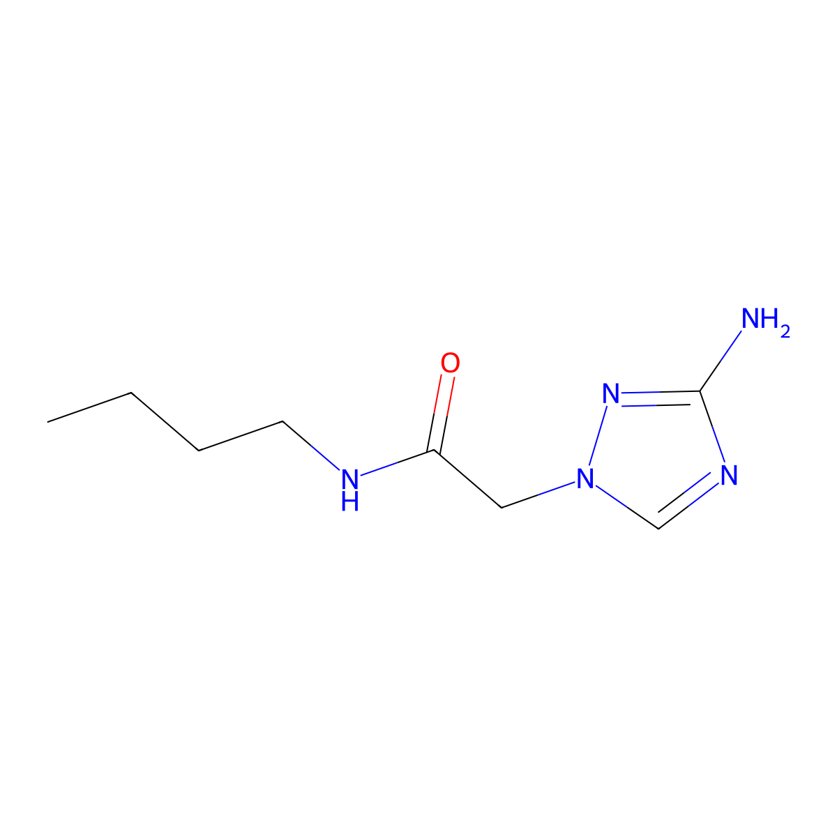 2-(3-Amino-1h-1,2,4-triazol-1-yl)-N-butylacetamide molecular structure, CAS 1184488-20-7