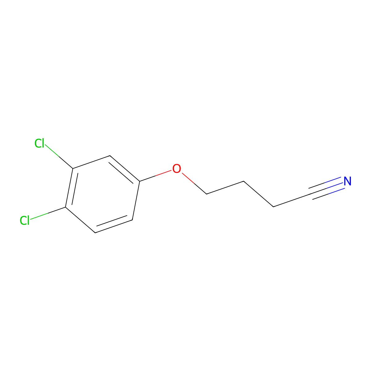 4-(3,4-Dichlorophenoxy)butanenitrile molecular structure, CAS 1184500-18-2