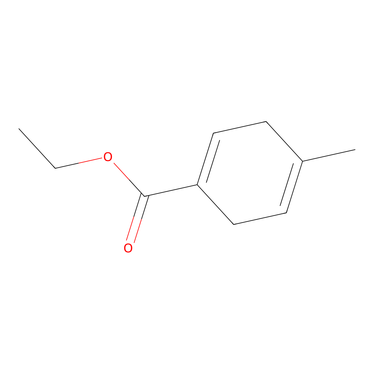 Ethyl 4-methylcyclohexa-1,4-diene-1-carboxylate molecular structure, CAS 118451-60-8