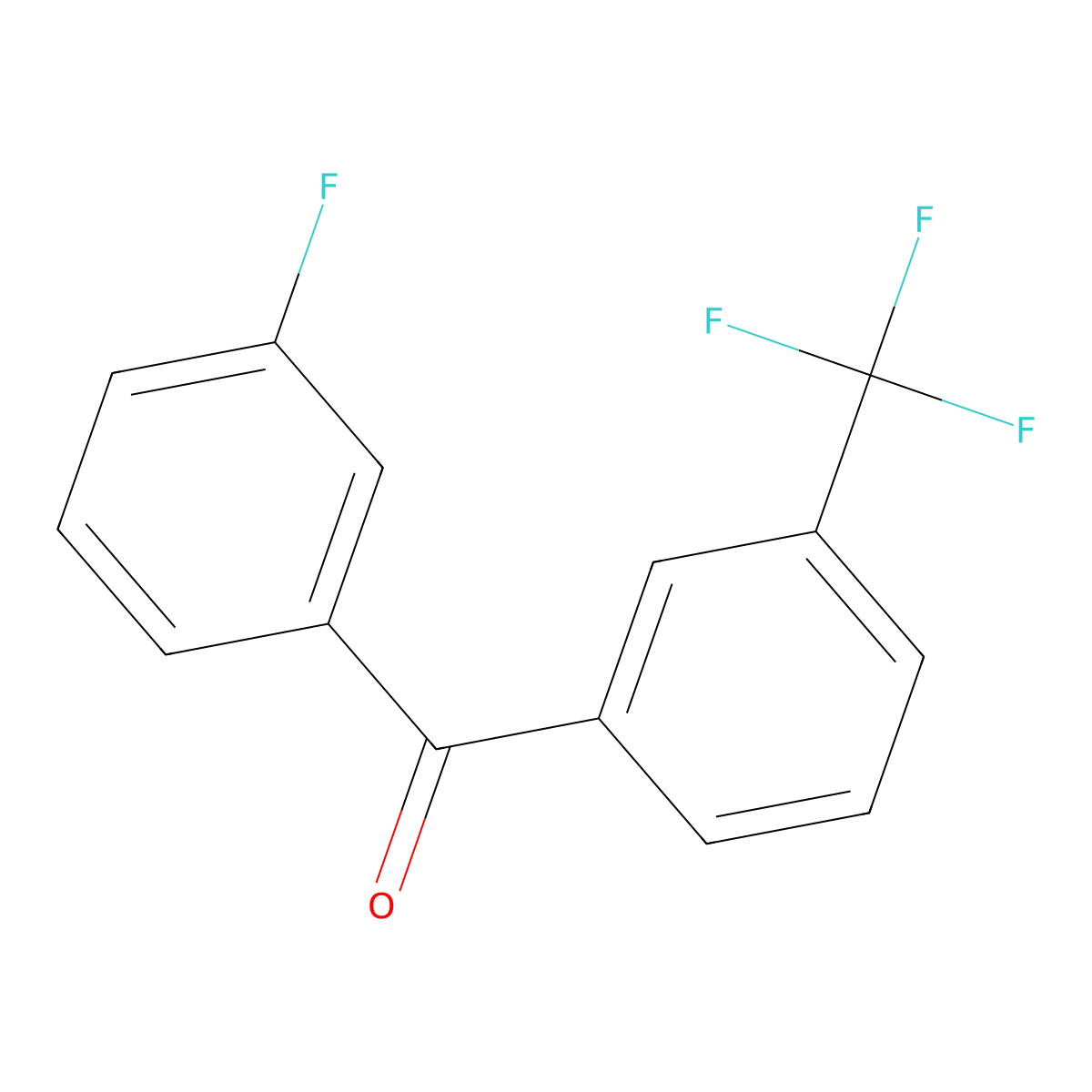 Methanone, (3-fluorophenyl)[3-(trifluoromethyl)phenyl]- molecular structure, CAS 1184513-77-6