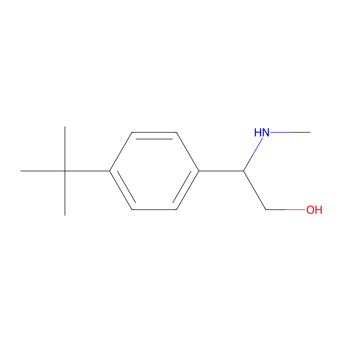 2-(4-(tert-Butyl)phenyl)-2-(methylamino)ethan-1-ol molecular structure, CAS 1184592-30-0