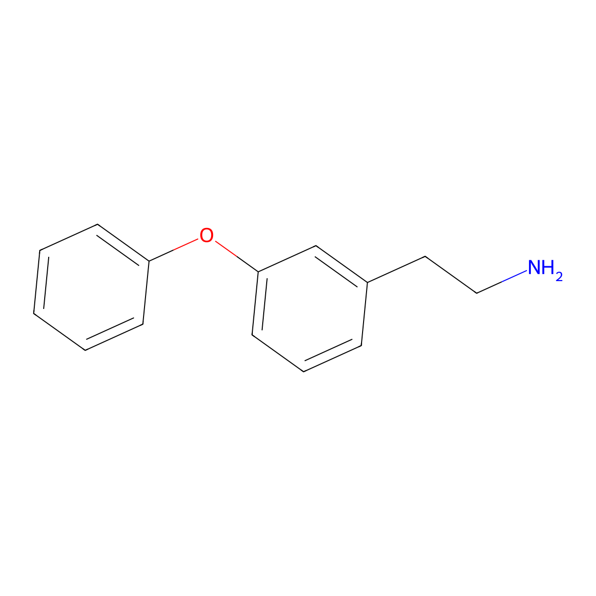 3-Phenoxyphenethylamine molecular structure, CAS 118468-17-0