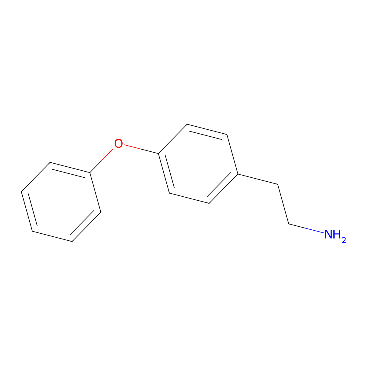4-Phenoxyphenethylamine molecular structure, CAS 118468-18-1