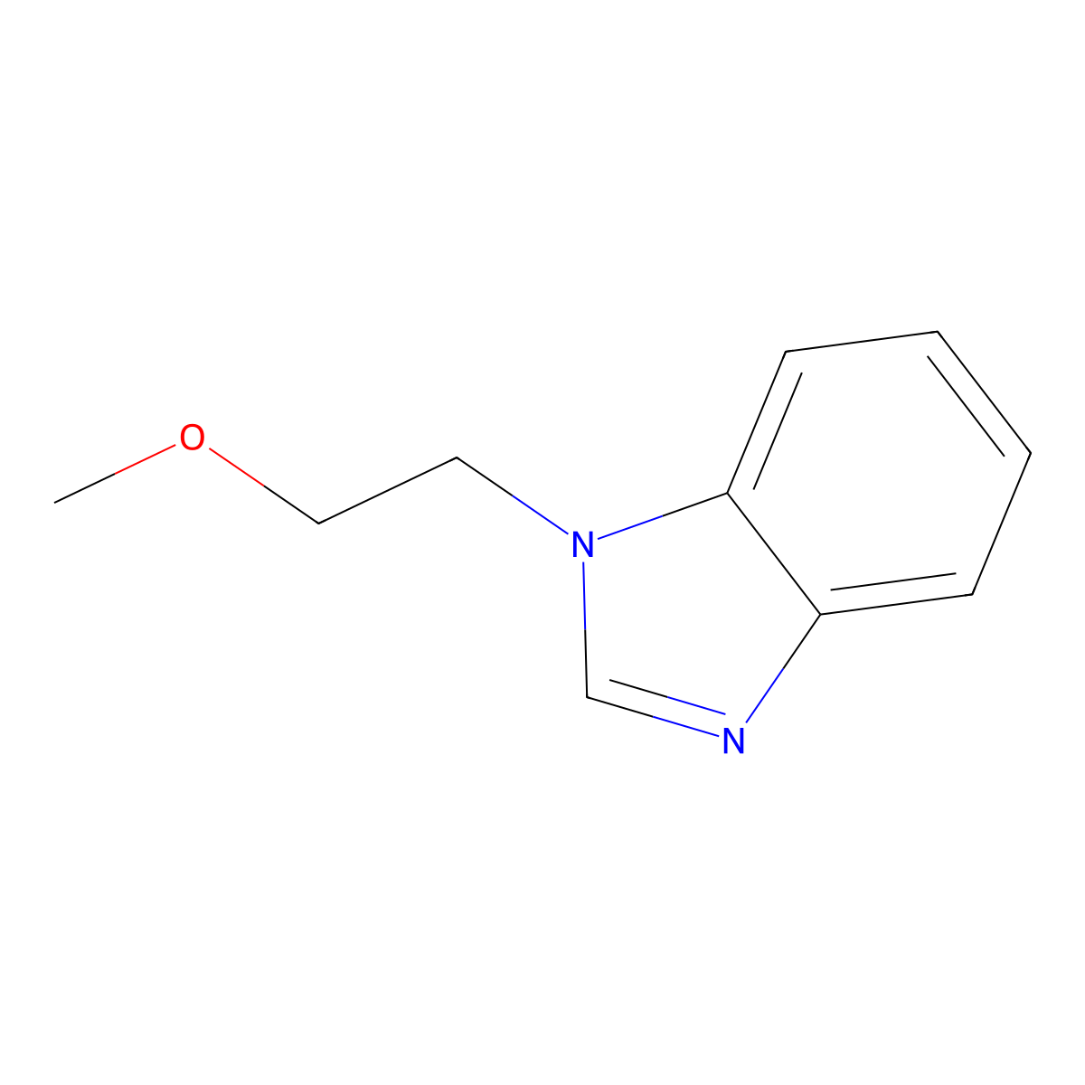 1-(2-Methoxyethyl)benzimidazole molecular structure, CAS 118468-98-7