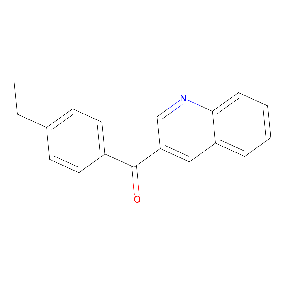3-(4-Ethylbenzoyl)quinoline molecular structure, CAS 1184711-21-4