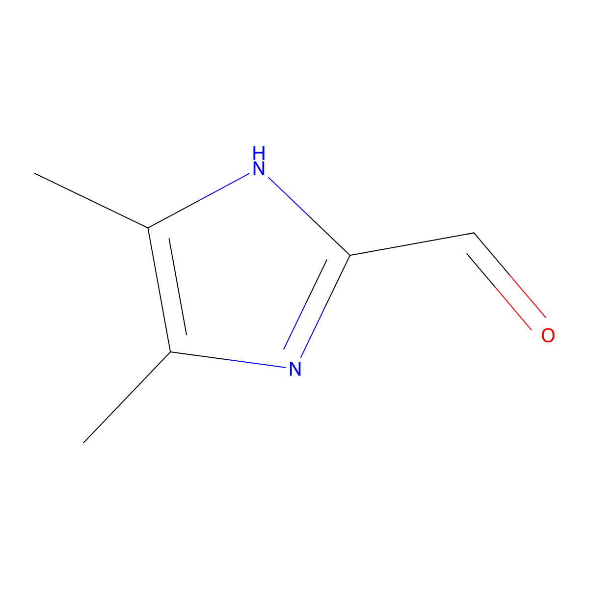4,5-dimethyl-1H-imidazole-2-carbaldehyde molecular structure, CAS 118474-44-5