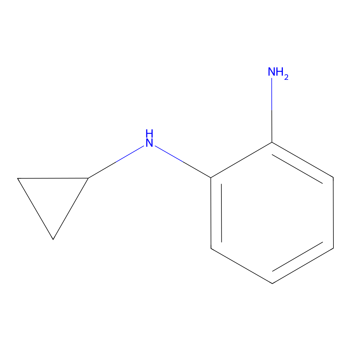 N-cyclopropylbenzene-1,2-diamine molecular structure, CAS 118482-03-4