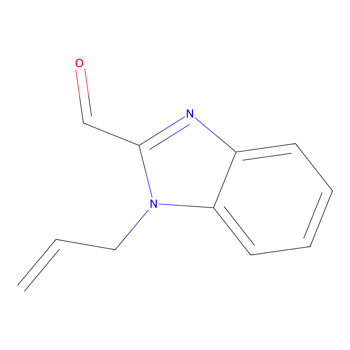 1-(prop-2-en-1-yl)-1H-1,3-benzodiazole-2-carbaldehyde molecular structure, CAS 118482-14-7