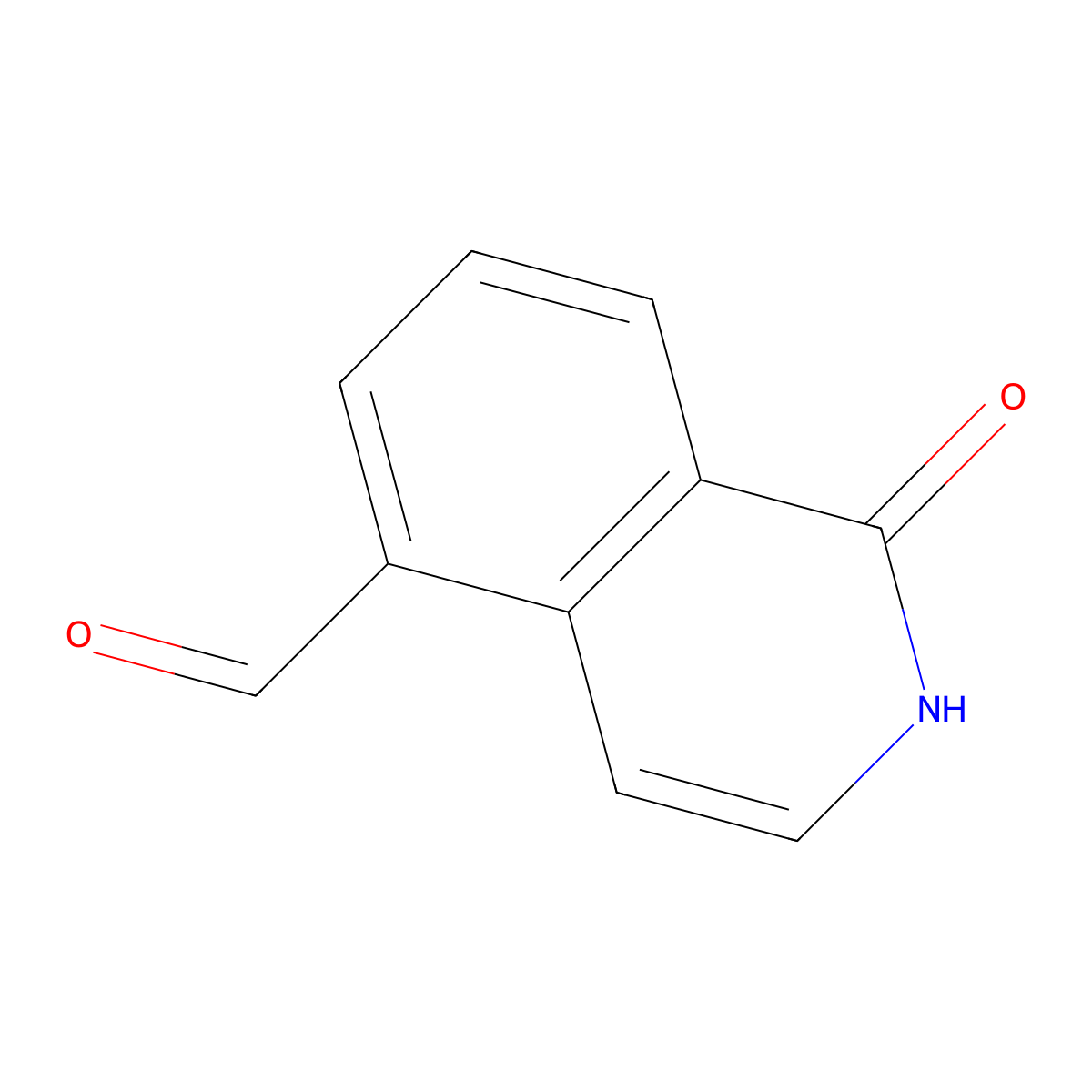 1-Oxo-1,2-dihydroisoquinoline-5-carbaldehyde molecular structure, CAS 1184913-66-3