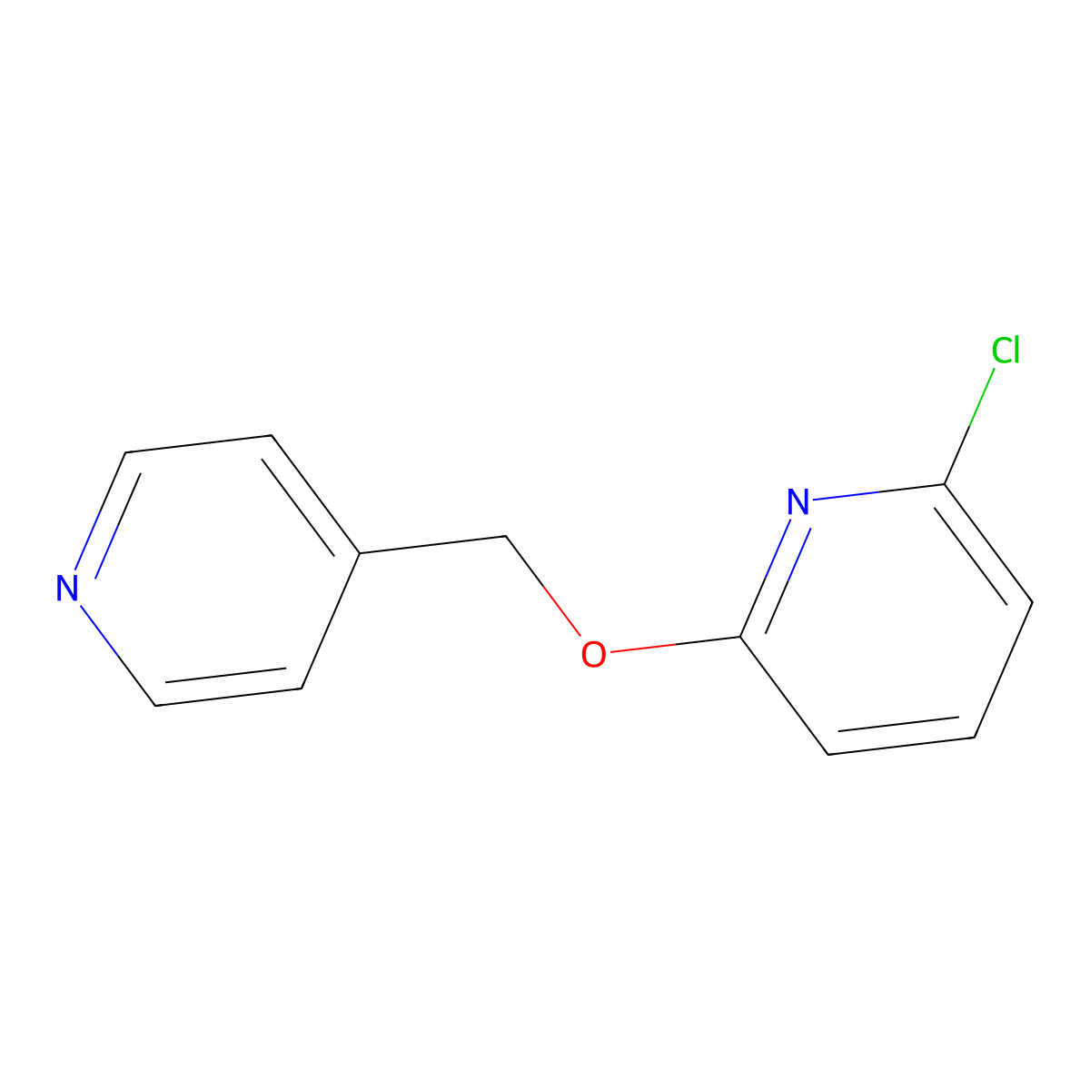 2-Chloro-6-(pyridin-4-ylmethoxy)pyridine molecular structure, CAS 1184914-75-7