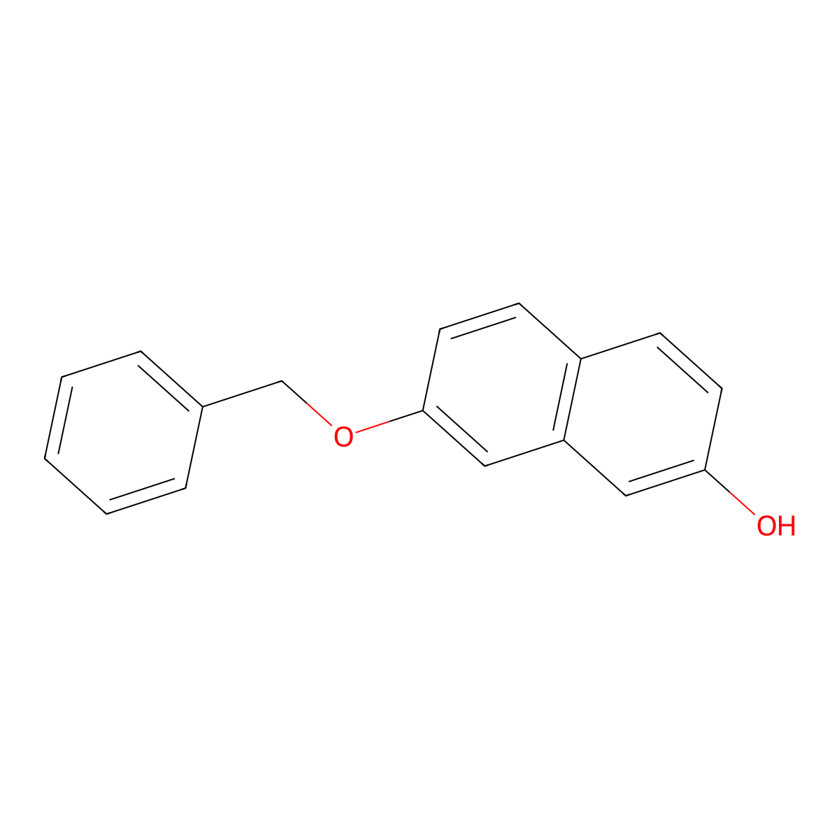 7-(Benzyloxy)naphthalen-2-ol molecular structure, CAS 118495-07-1